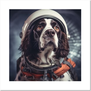 Astro Dog - English Springer Spaniel Posters and Art